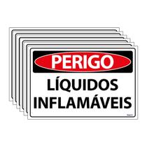 Combo 6 Placas De Sinalização Perigo Líquidos Inflamáveis 30x20 Ecom IA - SP29 F9e Combo 6 Placas De Sinalização Perigo Líquidos Inflamáveis 30x20 Ecom IA - SP29 F9e