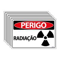 Combo 6 Placas De Sinalização Perigo Radiação 30x20 Ecom IA - SP15 F9e Combo 6 Placas De Sinalização Perigo Radiação 30x20 Ecom IA - SP15 F9e