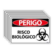 Combo 6 Placas De Sinalização Perigo Risco Biológico 30x20 Ecom IA - SP81 F9e Combo 6 Placas De Sinalização Perigo Risco Biológico 30x20 Ecom IA - SP81 F9e