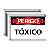 Combo 6 Placas De Sinalização Perigo Tóxico 30x20 Ecom IA - SP70 F9e Combo 6 Placas De Sinalização Perigo Tóxico 30x20 Ecom IA - SP70 F9e