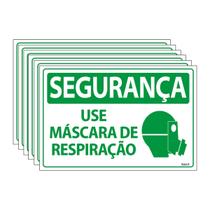 Combo 6 Placas De Sinalização Segurança Use Máscara De Respiração 30x20 Ecom IA - SS16 F9e Combo 6 Placas De Sinalização Segurança Use Máscara De Respiração 30x20 Ecom IA - SS16 F9e