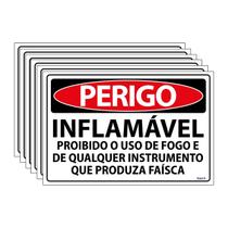 Combo 6 Placas Sinalização Inflamável Proibido Fogo E Qualquer Instrumento Que Produza Faísca 30x20 Ecom IA - SP80 F9e Combo 6 Placas Sinalização Inflamável Proibido Fogo E Qualquer Instrumento Que Produza Faísca 30x20 Ecom IA - SP80 F9e