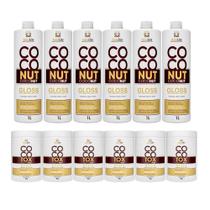 Combo 6 Progressiva + 6 Btox Coco Alisamento 100% - Atacado