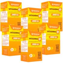 Combo 6 Vitamina D 2000ui 360 Cápsulas Total Natunéctar