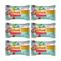 Combo 6 x Sabonete em Barra Vegetal La Flore Flor de Cereja 150g
