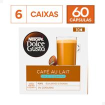 Combo 60 Cápsulas Café Au Lait Desnatado Dolce Gusto