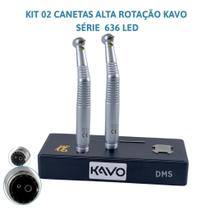 Combo 636 - 02 PÇS Caneta Alta Rotação LED ODONTO DENTISTA Combo 636 - 02 PÇS Caneta Alta Rotação LED ODONTO DENTISTA