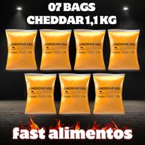 Combo 7 cheddar vegano bag 1.1 kg Combo 7 cheddar vegano bag 1.1 kg