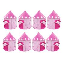 Combo 8 Barracas Infantil Castelo Princesa Creche Escolinha Noite do Pijama