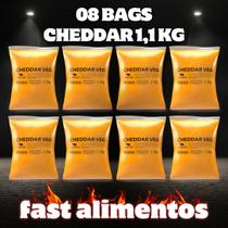 Combo 8 cheddar vegano bag 1.1 kg Combo 8 cheddar vegano bag 1.1 kg
