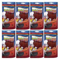 Combo 8 Unidades Petisco Para Cachorro Ossinho Palito Churrasco Deliciosso 100g