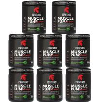 Combo 8x Pré Treino Muscle Pump 300g - Espartanos Suplementos - Kit Energia e Disposição