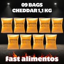 Combo 9 cheddar vegano bag 1.1 kg Combo 9 cheddar vegano bag 1.1 kg