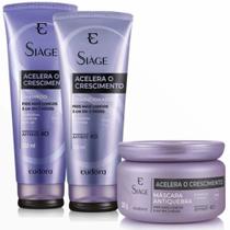 Combo Acelera o Crescimento: Shampoo 250ml + Condicionador 200ml + Máscara Capilar 250g