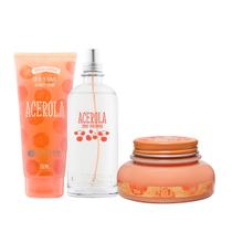 Combo Acerola L'Occitane: Spray 150ml + Sabonete + Hidratante
