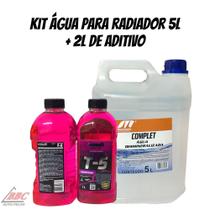 Combo Aditivo radiador 2 aditivos 1L + 1 água desmineralizada 5L