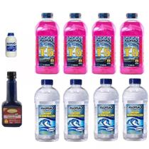 Combo Aditivo Selante Limpa Radiador Água Desmineralizada