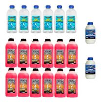Combo Aditivo T5 Agua Desmineralizada Limpa Radiador Radnaq Combo Aditivo T5 Agua Desmineralizada Limpa Radiador Radnaq