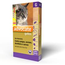 Combo advocate gatos 4 a 8kg - com 3 pipetas