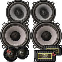 Combo Alto-falantes 420w Kit 2 Vias 5" e Coaxial 5" Audiophonic Sensation KS 525 e Cs 525