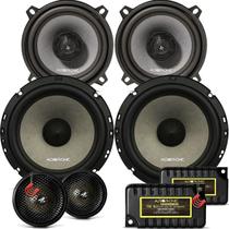 Combo Alto-falantes 460w Kit 2 Vias 6" e Coaxial 5" Audiophonic Sensation KS 6.2 e Cs 525