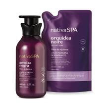 Combo ameixa Negra com orquídea noir