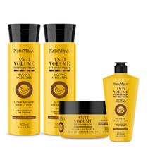 Combo Anti Volume Banana Aveia E Mel Natumaxx 300gr 4 Passos Combo Anti Volume Banana Aveia E Mel Natumaxx 300gr 4 Passos