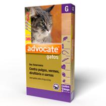 Combo Antipulgas Advocate Gatos 4kg Até 8kg