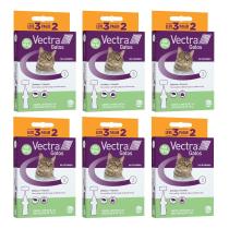 Combo Antipulgas Ceva Vectra para Gatos até 10Kg 18 Pipetas