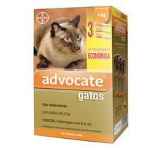 Combo Antipulgas Para Gatos Advocate 0,4ml - Até 4 Kg