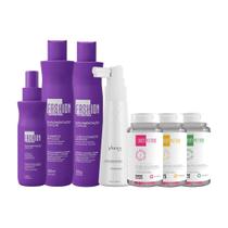 Combo Antiqueda Capilar + Soro Vello 90ml + Kit 100Timetros 90 Capsulas - Fashion Gold