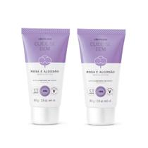 Combo Antitranspirante em Creme Cuide-se Bem Rosa e Algodão 80g (2 itens)