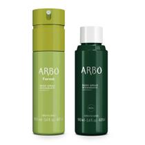 Combo Arbo: Body Spray Desodorante Forest 100ml + Refil Body Spray Desodorante Arbo 100ml