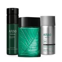Combo Arbo Intenso: Desodorante Colônia 100ml + Body Spray 100ml + Refil Desodorante Colônia 100ml