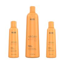 Combo Argan e Ojon Escova Defrizante 1L + SH + Masc 250ml