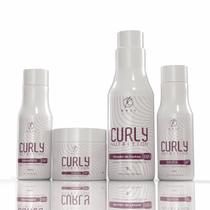 Combo Ativador de Cachos 1L Shampoo Hidratante 500ml Máscara Nutrição 500g Geleia Modeladora 500ml Frutas Vermelhas