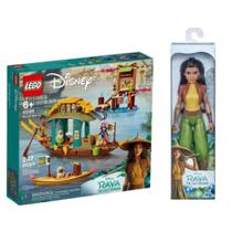 Combo Aventura em Kumandra: Lego Barco de Boun + Boneca Raya Hasbro