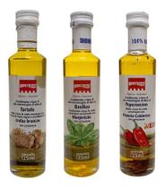 Combo Azeite Trufa, Manjericão E Pimenta Calabresa Montosco