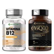 Combo B12 Metilcobalamina + Coenzima Q10 Gold 500mg 120cáps Ecomev