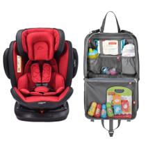 Combo Baby - Cadeira Para Auto Softfix 360, Vermelha e Organizador para Carro com Case de Tablet Fisher Price - BB626K - MultikidsBaby