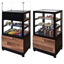 Combo Balcão Retilineo Caixa 70cm e Refrigerado 70cm - 220V - Omega