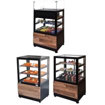 Combo Balcão Retilíneo Quente, Caixa e Refrigerado 70 cm - 220V - Omega