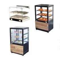 Combo Balcão Retilíneo Quente e Refrigerado 70 cm + Estufa Beta 6 bandejas dupla - 127V - Omega