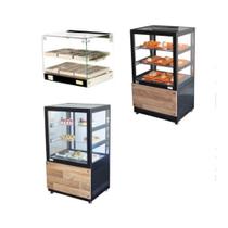 Combo Balcão Retilíneo Quente e Refrigerado 70 cm + Estufa Beta 6 bandejas dupla - 220V - Omega