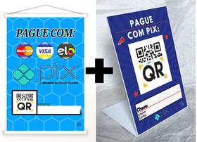 Combo BANNER + DISPLAY "PAGUE COM PIX". Combo BANNER + DISPLAY "PAGUE COM PIX".