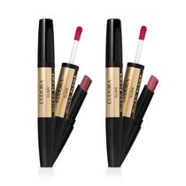 Combo Batom Duo Glam Micro Plump: Malva Essencial 1,8g + Rosado Nobre 1,8g