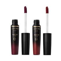 Combo Batom Líquido Glam Matte Tint: Vinho Sublime 4g + Bordô Intenso 4g
