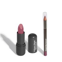 Combo Batom Rosa Efeito Mate 3,8g + Lapiseira de Contorno Labial Rosa 1,1g Combo Batom Rosa Efeito Mate 3,8g + Lapiseira de Contorno Labial Rosa 1,1g