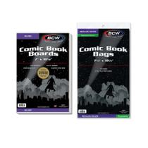 Combo BCW Sacos e Cartões para Quadrinhos da Era Prateada (200 Unidades) 200 Cartões de Apoio + 200 Sacos Reseláveis para Quadrinhos Proteção Arquivística para Quadrinhos da Era Prateada Combo BCW Sacos e Cartões para Quadrinhos da Era Prateada (200 Unidades) 200 Cartões de Apoio + 200 Sacos Reseláveis para Quadrinhos Proteção Arquivística para Quadrinhos da Era Prateada