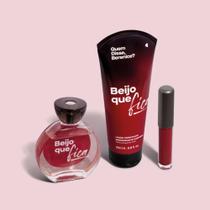 Combo Beijo que Fica: Desodorante Colônia + Loção Corporal + Batom Líquido